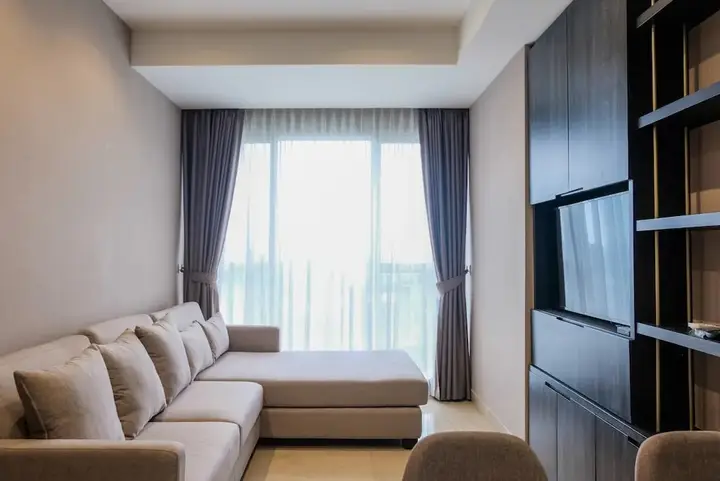Fully Furnished 1BR at The Branz BSD Apartment — фото 5