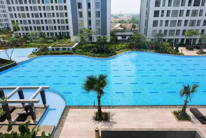 Legok: Homey 1BR Apartment at M-Town Residence