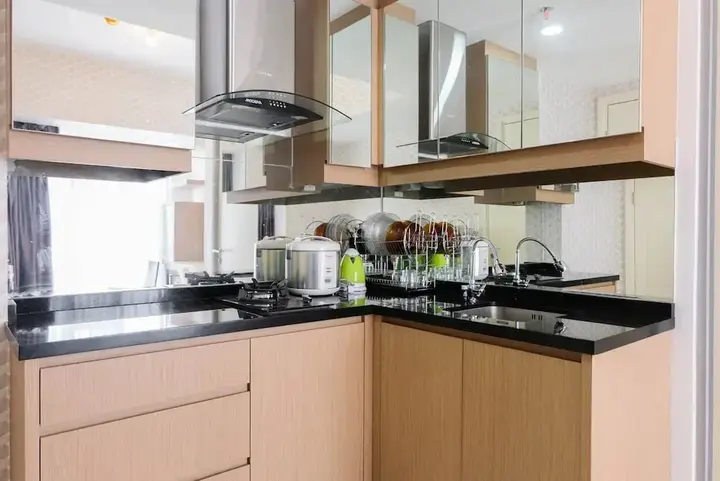 Legok: Homey 1BR Apartment at M-Town Residence