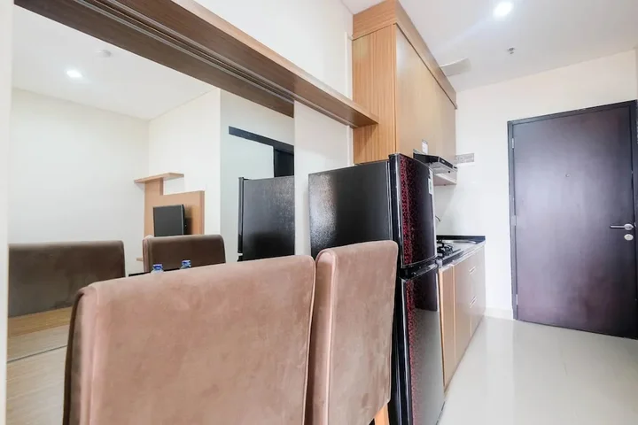Депок: Warm and Homey 1BR Apartment at Atlanta Residences By Travelio