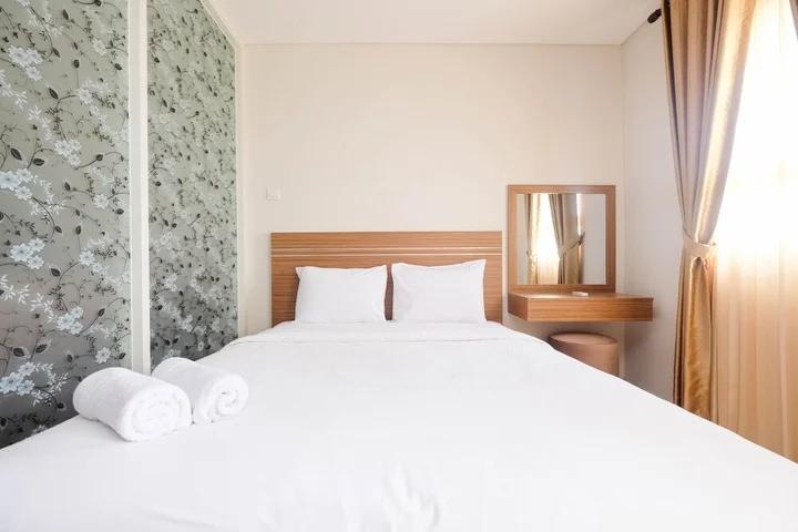 Депок: Warm and Homey 1BR Apartment at Atlanta Residences By Travelio