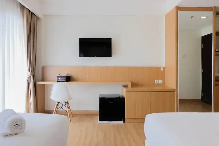 Twin Bed Studio Room at Annora Living Apartment — фото 1