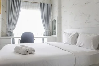 Legok: Minimalist & Modern 1BR Apartment at Scientia Residence