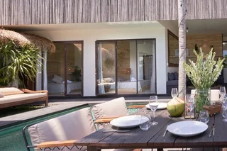 Керобокан: Fabulous 3BR Boho-chic Style, Umalas With Staff