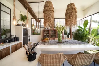 Керобокан: Fabulous 3BR Boho-chic Style, Umalas With Staff