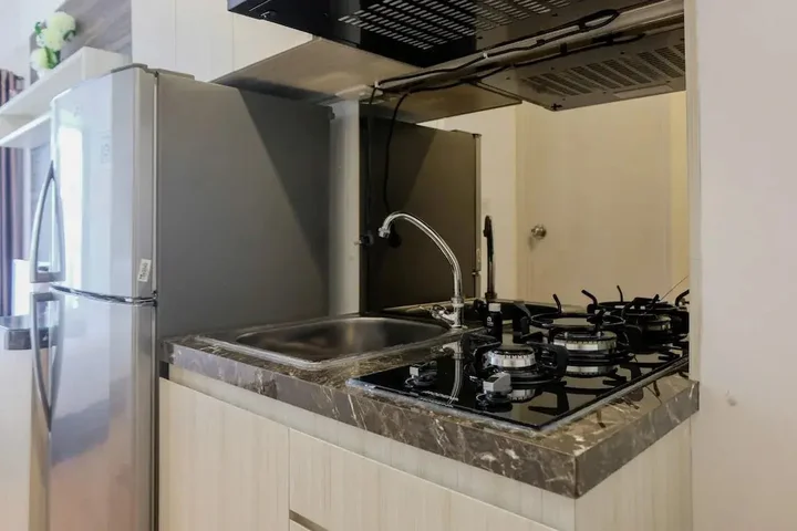 Legok: Fully Parquette City View Studio Apartment @ M-Town Residence