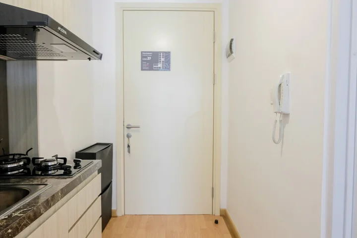 Legok: Fully Parquette City View Studio Apartment @ M-Town Residence