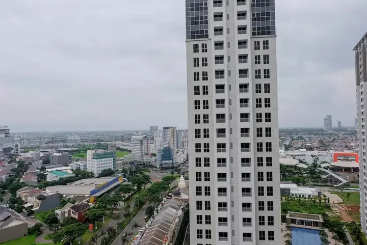 Legok: Fully Parquette City View Studio Apartment @ M-Town Residence
