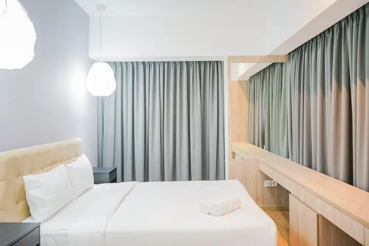 Fully Furnished With Best View 2Br Serpong M-Town Apartment — фото 1
