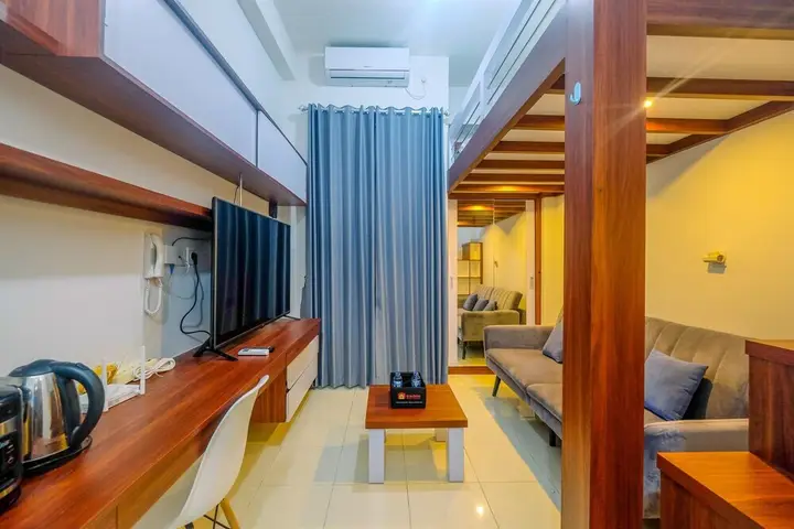 Homey and Comfort Living Studio Room at Dave Apartment — фото 5