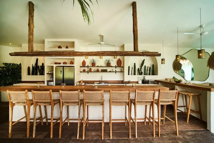Керобокан: Stunning 4BR Villa With Rice Field View in Umalas