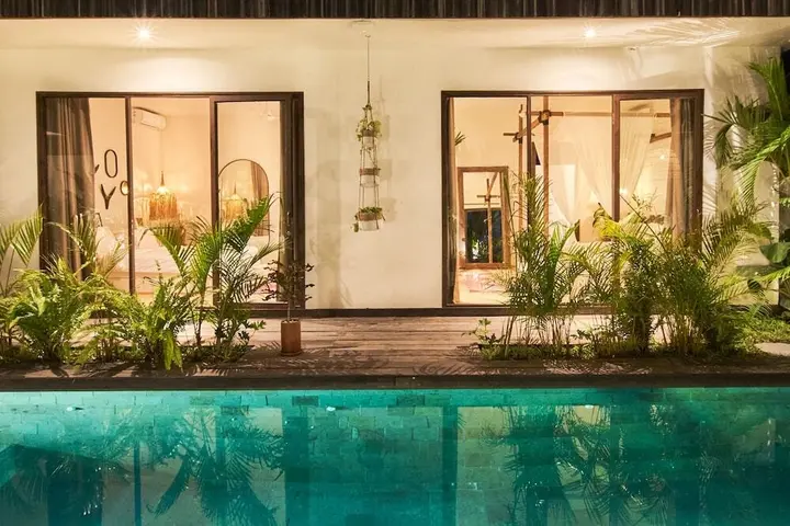 Керобокан: Cozy 3BR Private Villa With Tropical Design,umalas