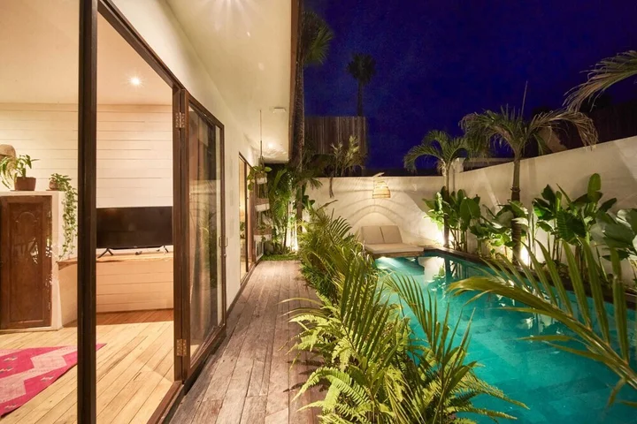 Керобокан: Cozy 3BR Private Villa With Tropical Design,umalas