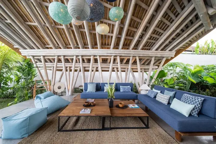 Керобокан: Stunning Architecture 5BR Bamboo With Tropical Pool Villa in Umalas