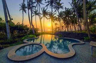 Табанан: Вилла Absolute Beachfront Villa Laut