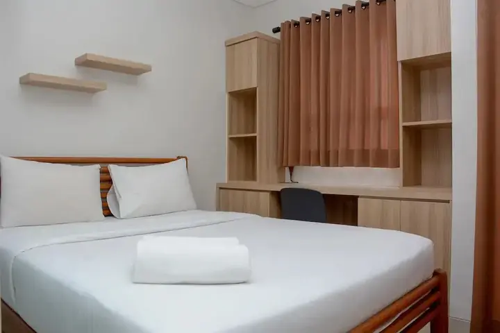 Депок: Homey And Cozy Living 1Br Apartment At Atlanta Residences