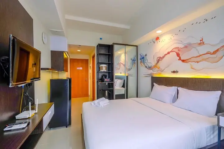 Cozy Stay and Tidy Studio at Evenciio Margonda Apartment — фото 3