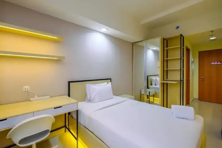 Comfy And Minimalist Studio At Evenciio Margonda Apartment — фото 6