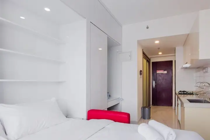 Nice And Comfy Studio Room At Sky House Bsd Apartment — фото 4