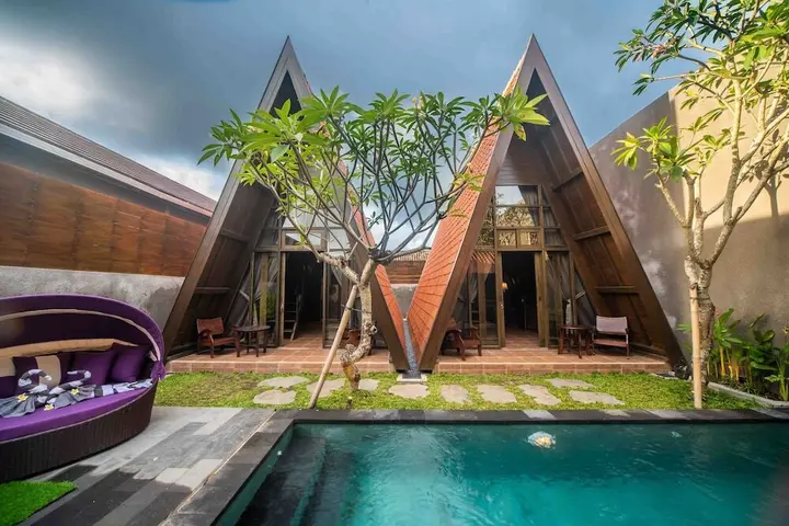 Унгасан: Rumah Kayu Tatiya Villa