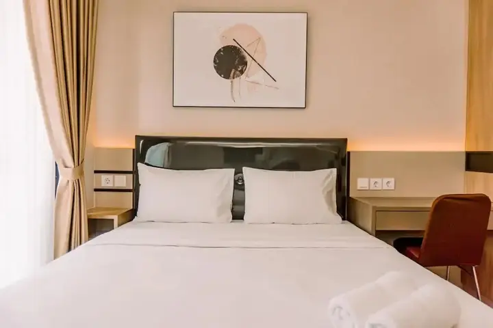 Legok: Well Design And Comfy Studio At Sky House Bsd Apartment