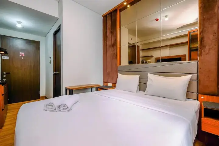 Minimalist Studio Room At Transpark Cibubur Apartment Near Shopping Center — фото 3