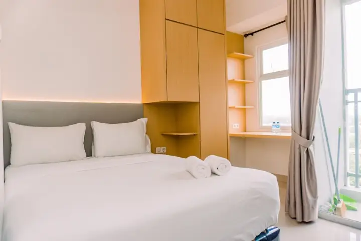 Warm And Simply Look Studio Room At Serpong Garden Apartment — фото 2