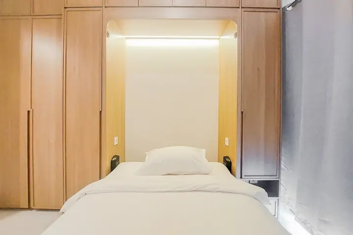 Nice And Minimalist Studio At 32Th Floor Sky House Bsd Apartment — фото 2