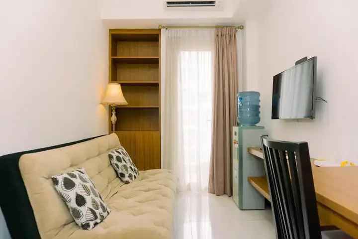 Warm And Minimalist 1Br Apartment At Scientia Residence — фото 6