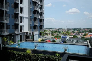 Депок: Combined 3Br Apartment Without Living Room At Evenciio Margonda