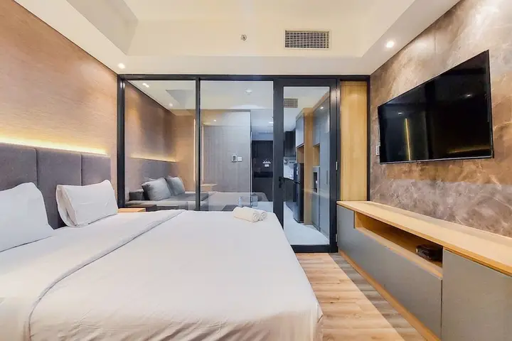 Fancy And Comfortable 1Br The Smith Alam Sutera Apartment — фото 3