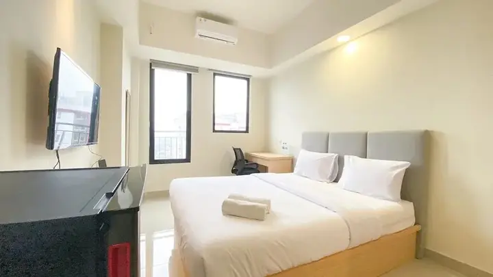Депок: Minimalist And Nice Studio Apartment At Evenciio Margonda