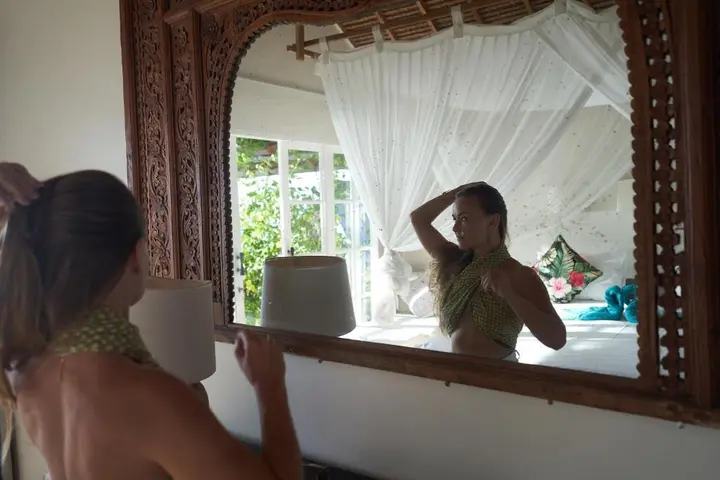 Гили Аир: Serenity Luxurious Beachfront Villa & Spa with private Infinity Pool, 8 Guests