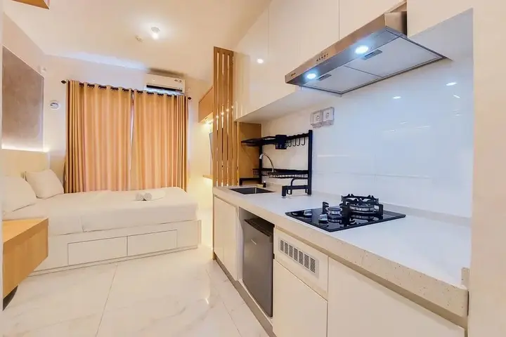 Legok: Homey And Best Choice Studio Apartment Sky House Bsd