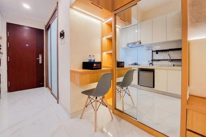 Legok: Homey And Best Choice Studio Apartment Sky House Bsd