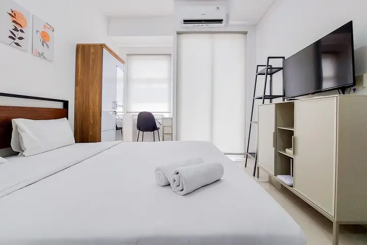 Homey And Warm Studio Room Serpong Garden Apartment — фото 2