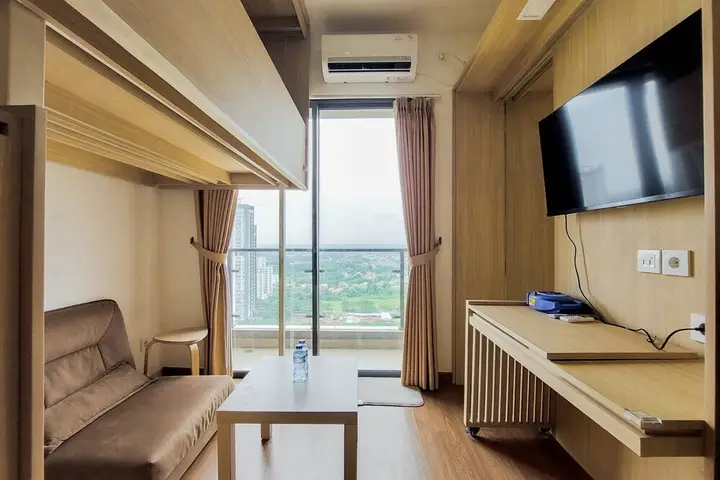 Simple And Homey Studio At Sky House Bsd Apartment — фото 3