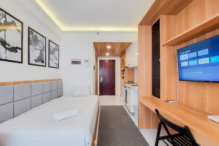 Minimalist Studio At Sky House Alam Sutera Apartment — фото 5