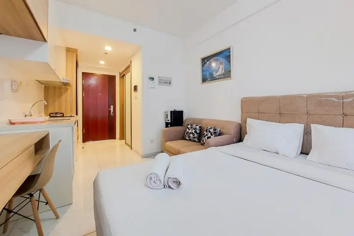 Super Homey And Nice Studio At Sky House Alam Sutera Apartment — фото 5