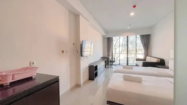 Беноа: Modern Furnished Studio (No Kitchen) Apartment At Skales Residence Nusa Dua Bali