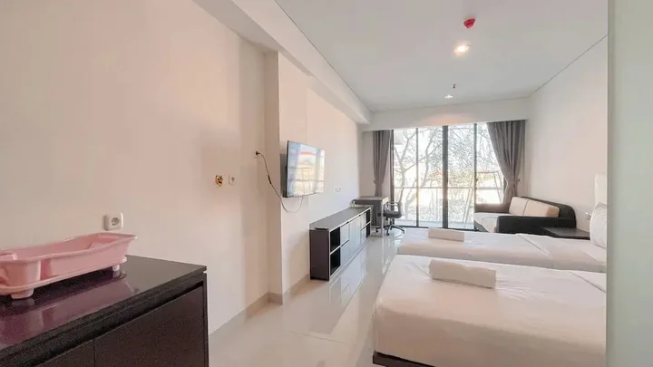 Беноа: Modern Furnished Studio (No Kitchen) Apartment At Skales Residence Nusa Dua Bali