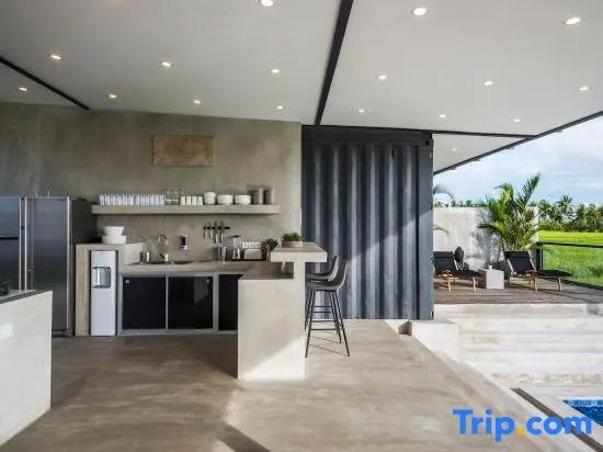 Табанан: Samsara Villa with Rice Field View