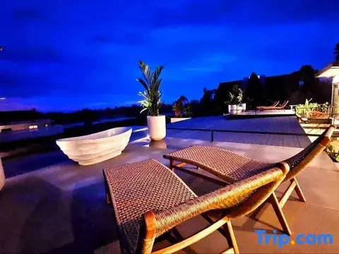 Табанан: Samsara Villa with Rice Field View
