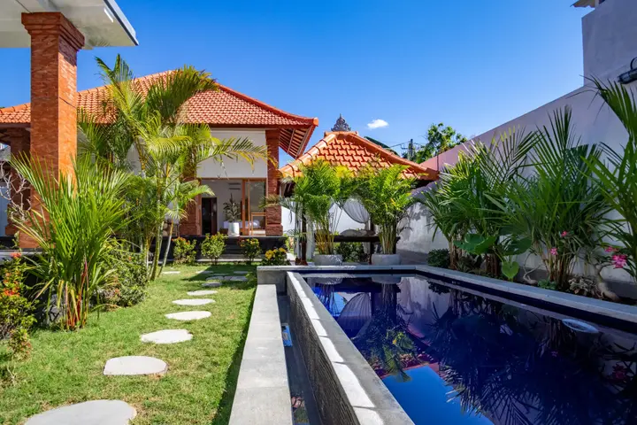 Керобокан: Вилла Новая частная,Огромный бассейн, Чангу, View Bali
