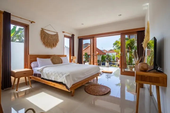 Керобокан: Вилла Новая частная,Огромный бассейн, Чангу, View Bali