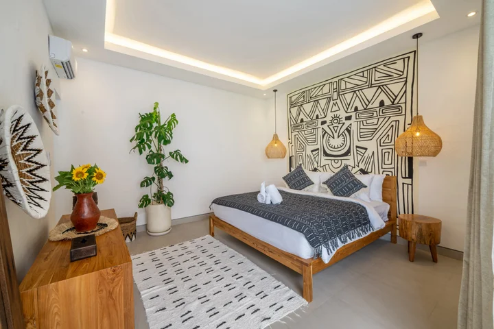 Керобокан: Вилла Новая стильная, огромный бассейн, пляж, Sunjama