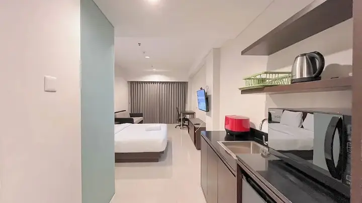 Serene Studio (No Kitchen) Space Skales Residence Nusa Dua Bali Apartment — фото 2