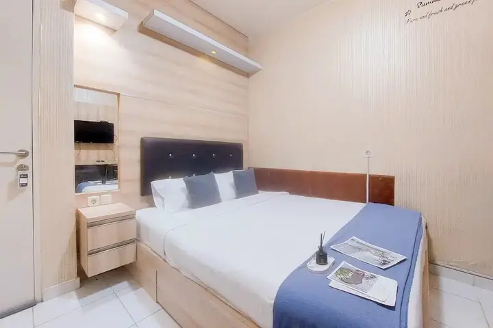 Cozy And Simply Look Studio (No Kitchen) Apartment Aeropolis Residence — фото 4