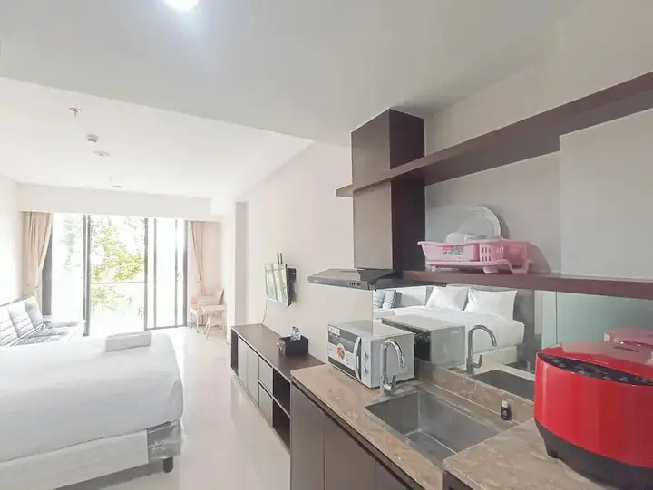 Modern Look Studio (No Kitchen) at Skales Residence Nusa Dua Bali Apartment — фото 4