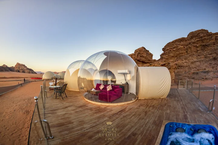 Вади-Рум: Кемпинг Wadi Rum Bubble Luxotel
